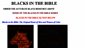 What Blacksinthebible.net website looked like in 2017 (6 years ago)
