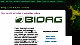What Bioag.com website looked like in 2017 (6 years ago)