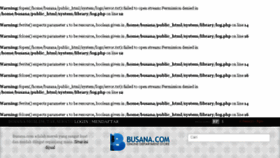 What Busana.com website looked like in 2017 (7 years ago)