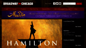 What Broadwayinchicago.com website looked like in 2017 (6 years ago)
