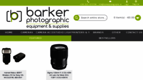 What Barkerphotographic.ie website looked like in 2017 (6 years ago)