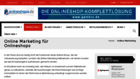 What B2b-marketing-blog.de website looked like in 2017 (7 years ago)