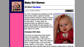 What Baby-girl-names.org website looked like in 2017 (6 years ago)