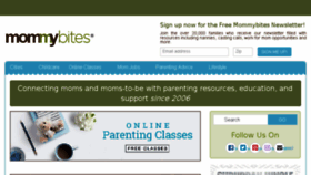What Babybites.com website looked like in 2017 (6 years ago)