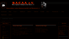 What Bacaa.de website looked like in 2017 (6 years ago)