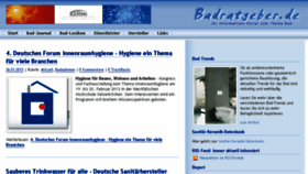 What Badratgeber.de website looked like in 2017 (6 years ago)