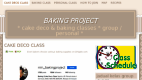 What Bakingproject.com website looked like in 2017 (6 years ago)
