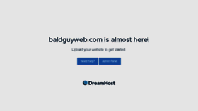 What Baldguyweb.com website looked like in 2017 (6 years ago)