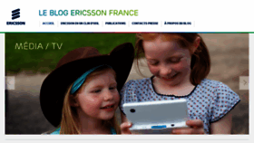 What Blog-ericssonfrance.com website looked like in 2017 (6 years ago)