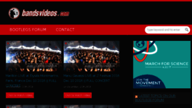 What Bandsvideos.com website looked like in 2017 (6 years ago)