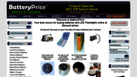 What Batteryprice.com website looked like in 2017 (6 years ago)