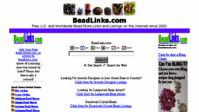 What Beadlinks.com website looked like in 2017 (6 years ago)