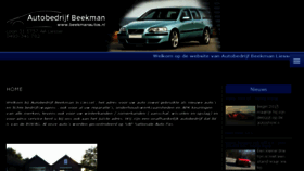 What Beekmanautos.nl website looked like in 2017 (7 years ago)