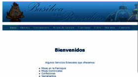 What Basilicadelosremedios.com website looked like in 2017 (6 years ago)