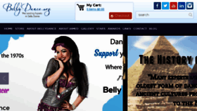 What Bellydance.org website looked like in 2017 (6 years ago)