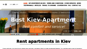 What Bestkievapartment.com website looked like in 2017 (6 years ago)