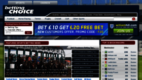 What Bettingchoice.co.uk website looked like in 2017 (6 years ago)