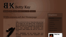 What Betty-kay.at website looked like in 2017 (6 years ago)