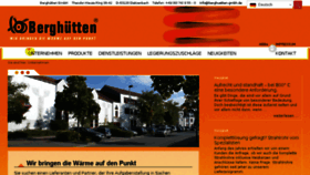 What Berghuetten-gmbh.de website looked like in 2017 (6 years ago)