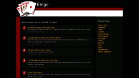 What Binog.com website looked like in 2017 (7 years ago)