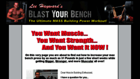 What Blastyourbench.com website looked like in 2017 (6 years ago)