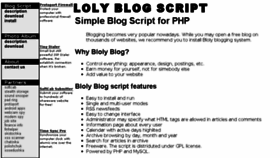 What Bloly.com website looked like in 2017 (6 years ago)