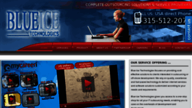 What Blueicetechnologies.com website looked like in 2017 (8 years ago)