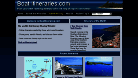 What Boatitineraries.com website looked like in 2017 (8 years ago)