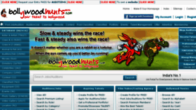 What Bollywoodhunt.com website looked like in 2017 (6 years ago)