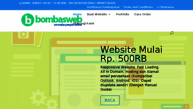 What Bombasweb.com website looked like in 2017 (6 years ago)