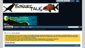 What Bonairetalk.com website looked like in 2017 (6 years ago)