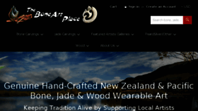 What Boneart.co.nz website looked like in 2017 (6 years ago)