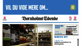What Bornholmstidende.dk website looked like in 2017 (6 years ago)