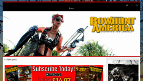 What Bowhuntamerica.com website looked like in 2017 (6 years ago)