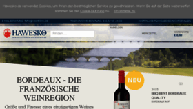 What Bordeaux.de website looked like in 2017 (6 years ago)