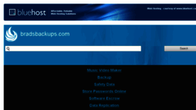 What Bradsbackups.com website looked like in 2017 (6 years ago)