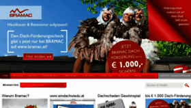 What Bramac.at website looked like in 2017 (6 years ago)