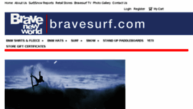 What Bravesurf.com website looked like in 2017 (6 years ago)