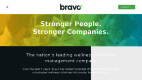 What Bravowell.com website looked like in 2017 (6 years ago)