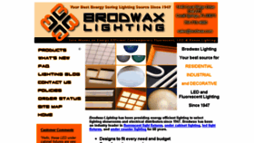 What Brodwax.com website looked like in 2017 (6 years ago)