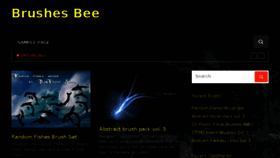 What Brushesbee.com website looked like in 2017 (6 years ago)