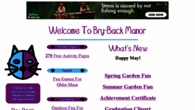 What Bry-backmanor.org website looked like in 2017 (6 years ago)