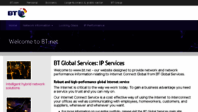What Bt.net website looked like in 2017 (8 years ago)