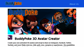 What Buddypoke.com website looked like in 2017 (6 years ago)