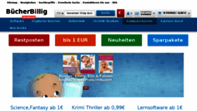 What Buecherbillig.de website looked like in 2017 (6 years ago)