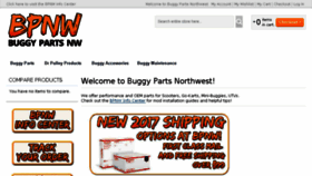 What Buggypartsnw.com website looked like in 2017 (6 years ago)