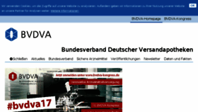 What Bvdva.de website looked like in 2017 (6 years ago)