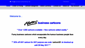 What Businesscartoons.co.uk website looked like in 2017 (7 years ago)