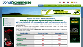 What Bonusscommesse.com website looked like in 2017 (6 years ago)