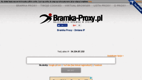 What Bramka-proxy.pl website looked like in 2017 (6 years ago)